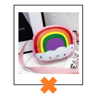 Regenboog crossbody tas